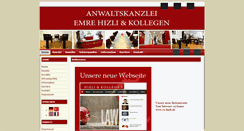 Desktop Screenshot of kanzlei-emre-hizli.de