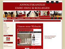 Tablet Screenshot of kanzlei-emre-hizli.de